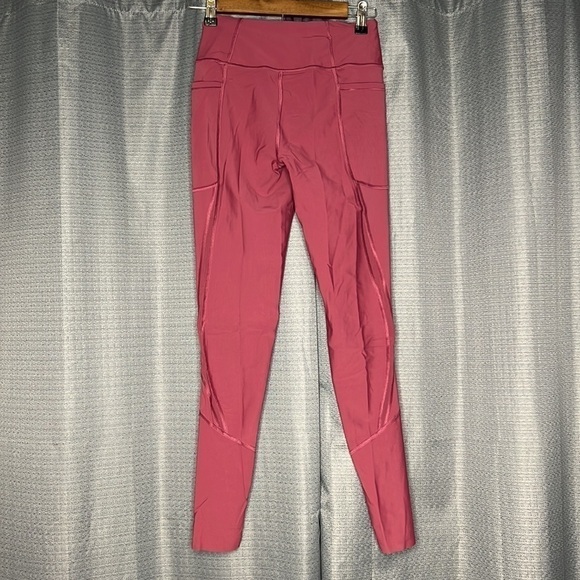 VICTORIA SPORT SMALL ROSE PINK TOTAL KNOCKOUT TIGHT LEGGINGS - Picture 4 of 7